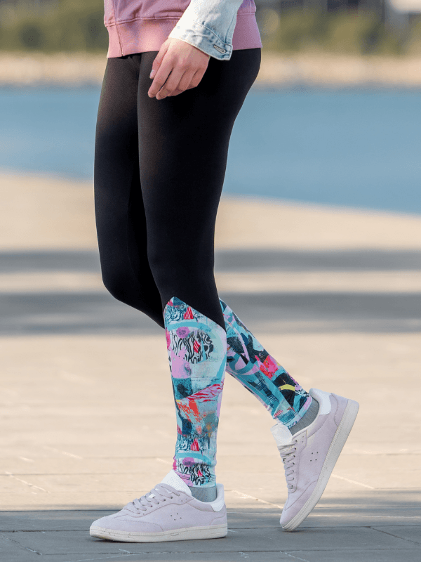 Długie legginsy