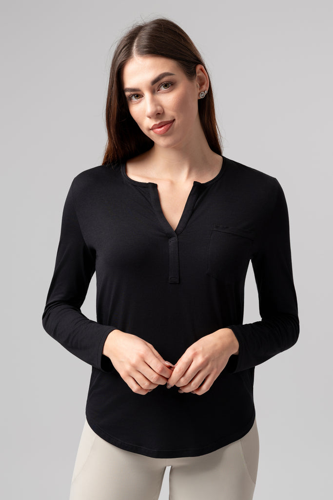 lelosi t-shirt basic z długim rękawem brussels 0