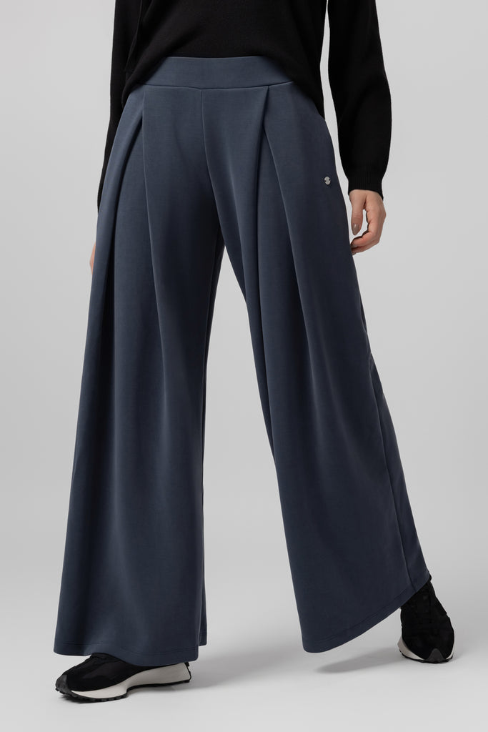 lelosi spodnie chicline relaxed azurea 0